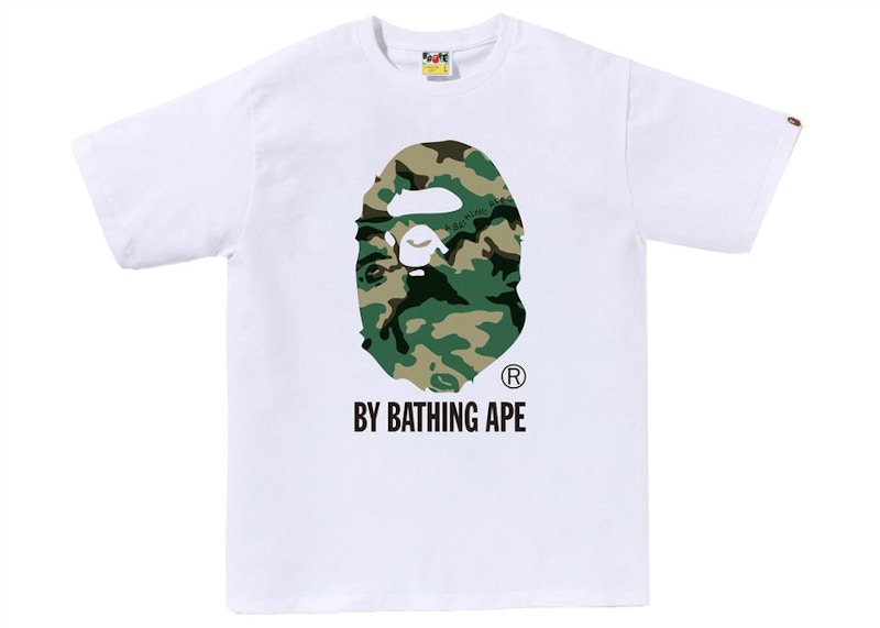 BAPE Woodland Camo By Bathing Ape Tee White Men's - SS23 - US