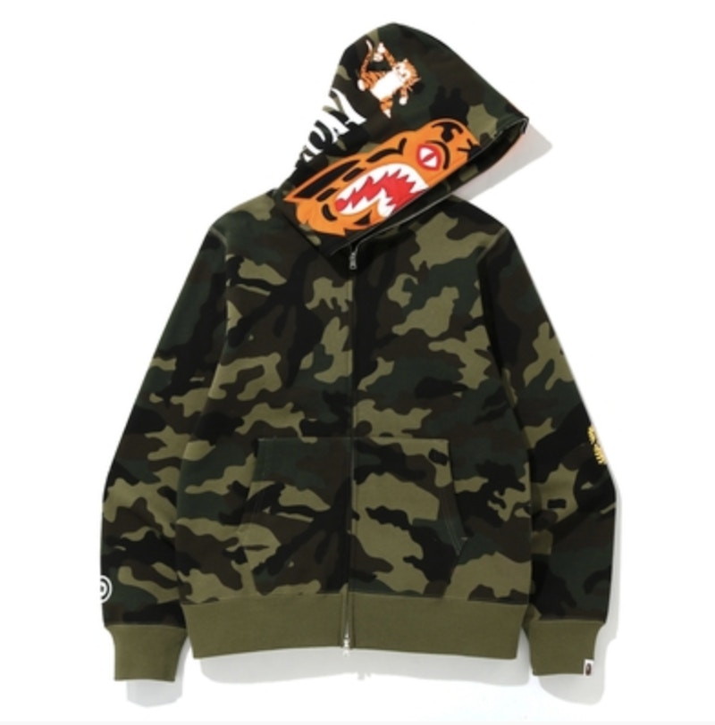 woodland camouflage hoodie
