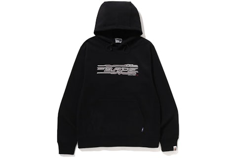 BAPE World Gone Mad Embroidery Pullover Hoodie Black Men's SS23 US