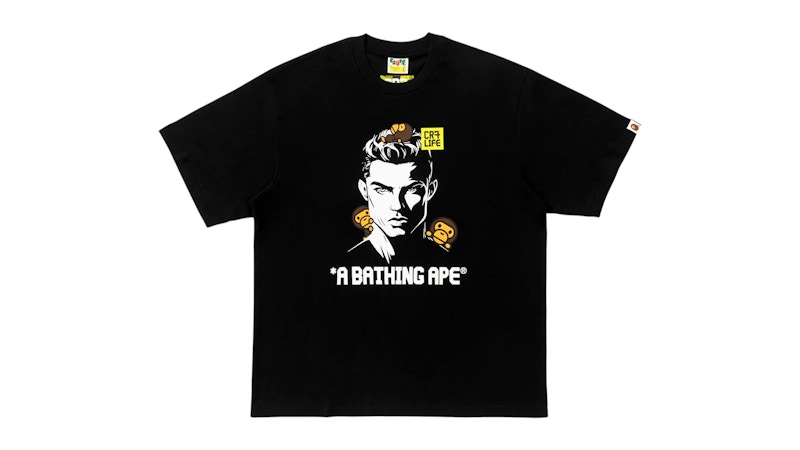 アイドル BAPE CR7 LIFE BABY MILO RELAXED FIT TEE BAPE X CR7 Life Baby Milo Relaxed Fit II Tee Black Men's - FW25 - US