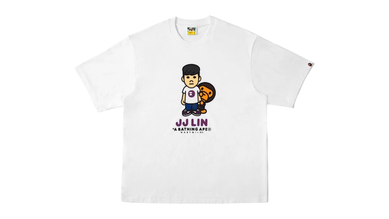 超レア　完売品　POCHACCO BABY MILO 新品Tシャツ ホワイト BAPE X JJ Lin Baby Milo T-shirt White メンズ - SS25 - JP