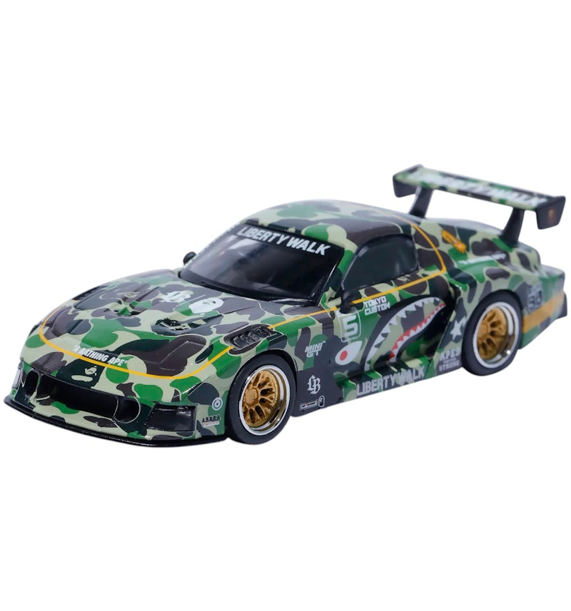BAPE XLBWK Mini GT ABC Camo FD RX7 1/64 Green US1