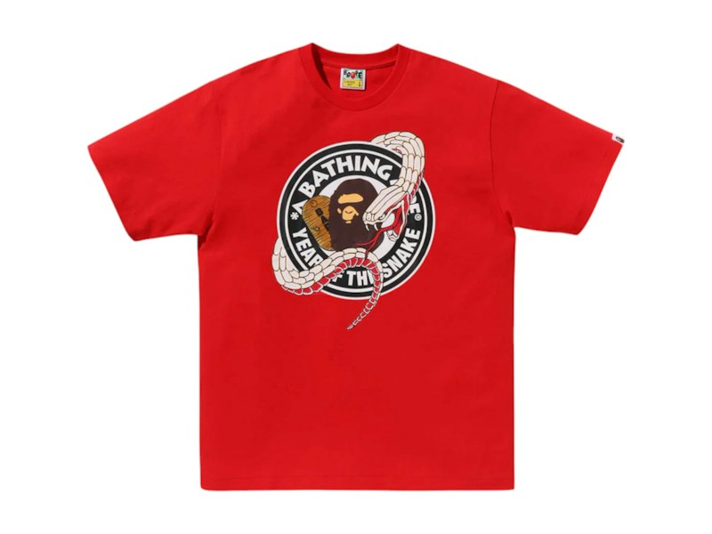 BAPE Year Of The Snake Tee Red