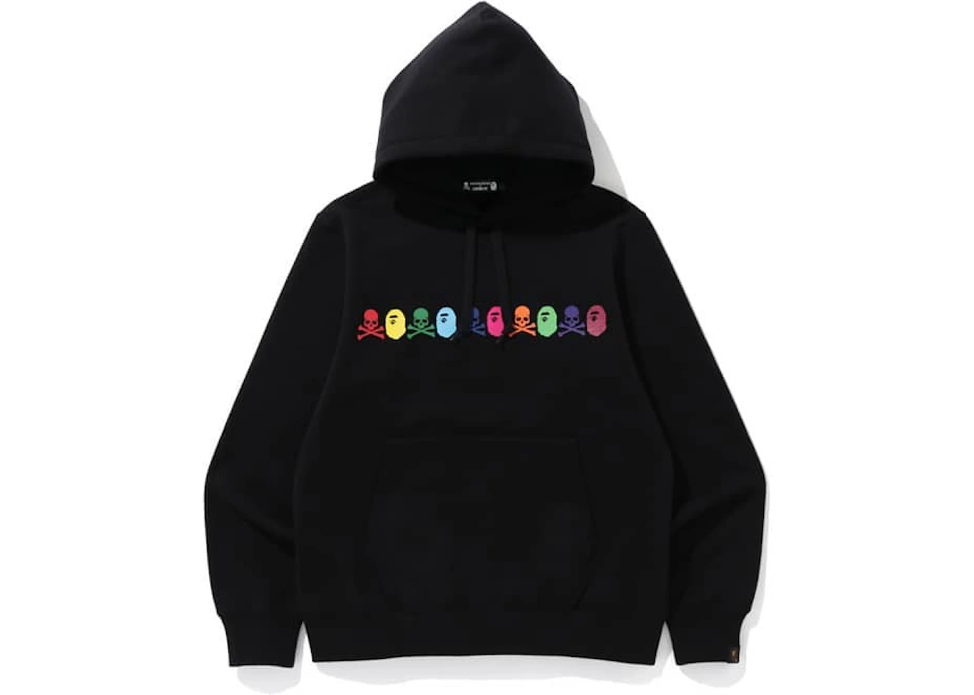 Rainbow bape hoodie hotsell