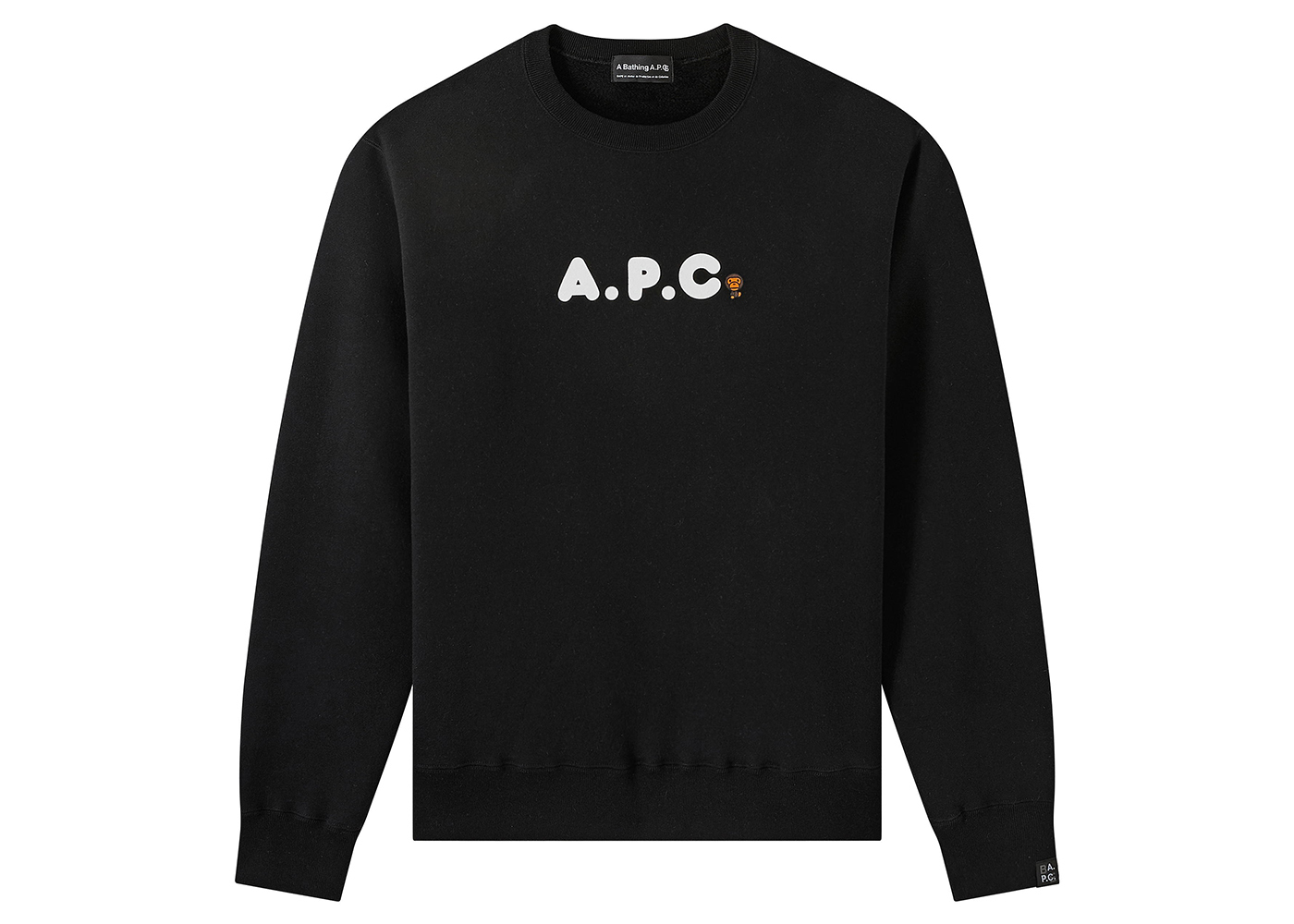 BAPE x A.P.C. Milo on APC Wide Crewneck Black メンズ - FW22 - JP