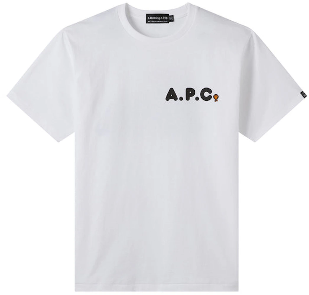 BAPE x A.P.C Milo Ape T-shirt White - FW22 - US