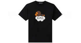 BAPE x A.P.C Milo Cloud T-shirt Black