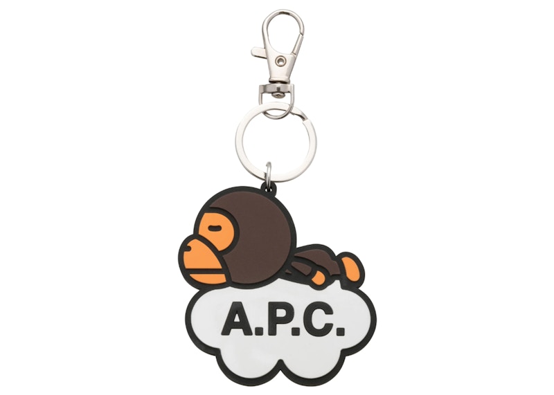 BAPE x A.P.C. Milo Keychain Brown FW22 US