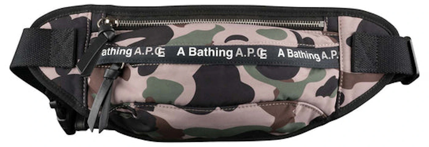 BAPE x A.P.C Pizza Body Bag Khaki Green - FW22 - US