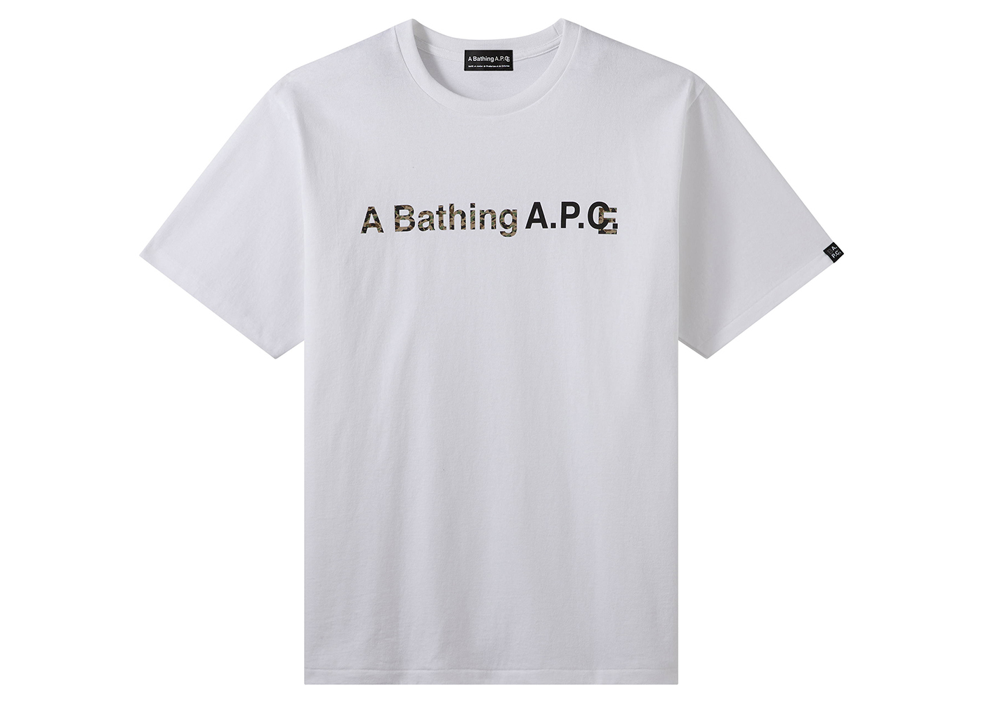 BAPE x A.P.C. Women's A Bathing Ape Wide T-Shirt White - FW22 - US