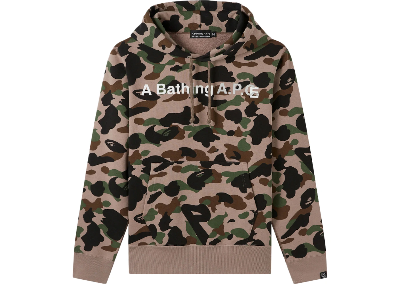 BAPE x Women's Camo Hoodie Beige FW22 US