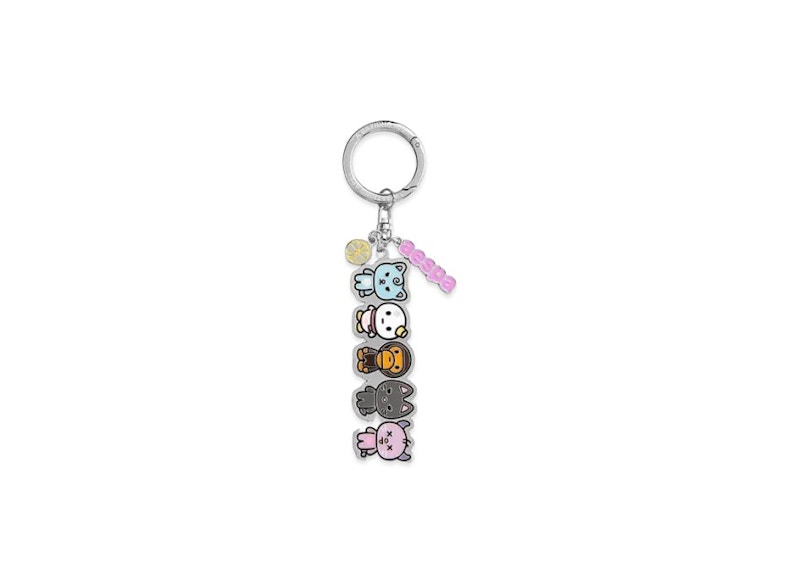 BAPE x Aespa Metal Keychain Multicolor
