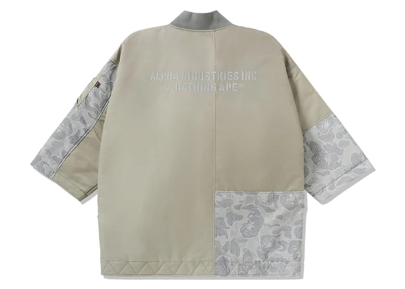 BAPE x Alpha Industries Reversible Kimono Jacket Olivedrab Men's 