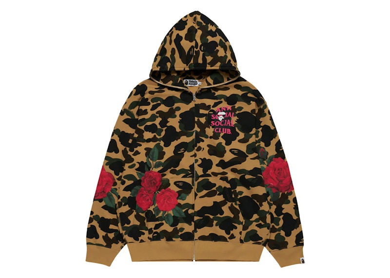 Anti social social club x bape hoodie online