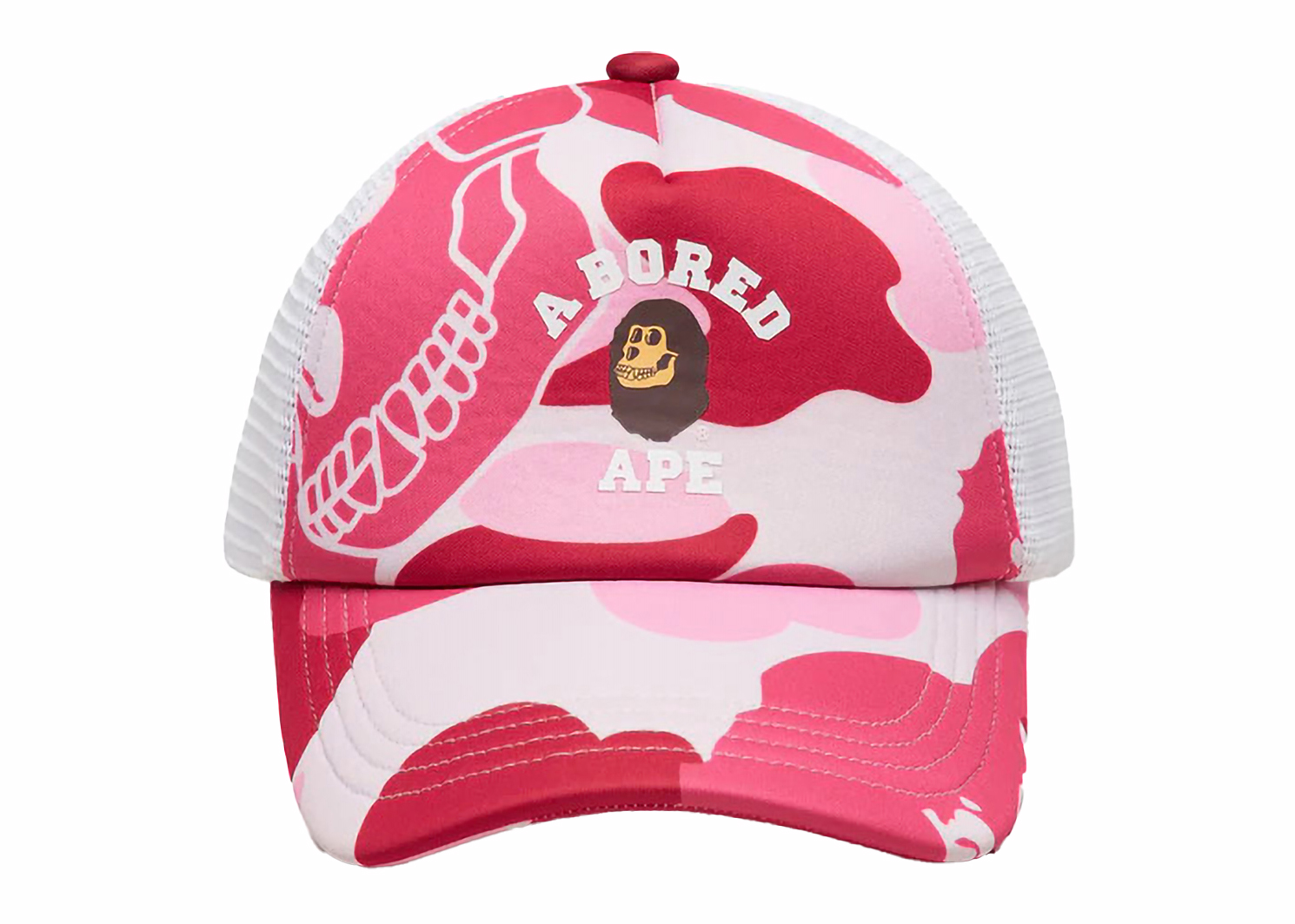 BAPE x BAYC Mesh Cap Pink