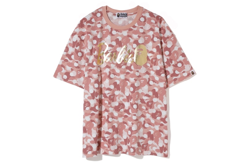 BAPE x Barbie Dot Camo Oversized Tee Pink - SS19 - US