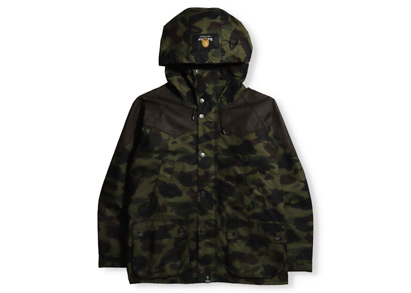 BAPE x Barbour 1st Camo Bedale Snowboard Jacket Green Men's - FW21