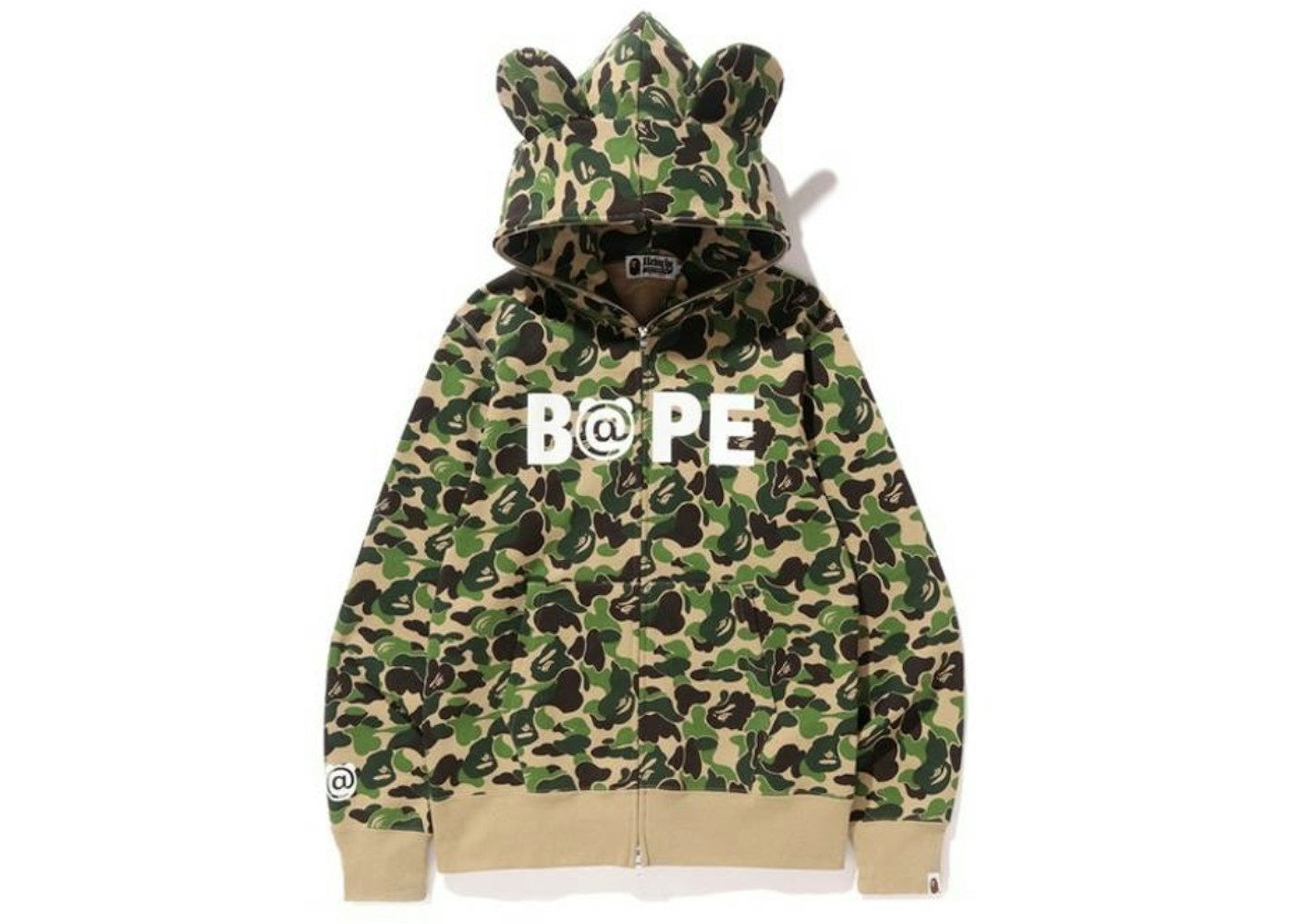 Neon green bape hoodie Clearance