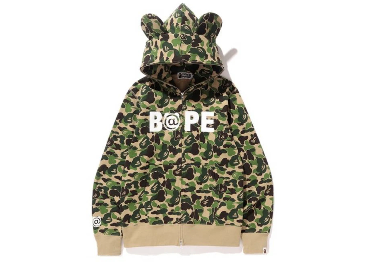 BAPE x Bearbrick ABC Bape Hoodie Green Men s US