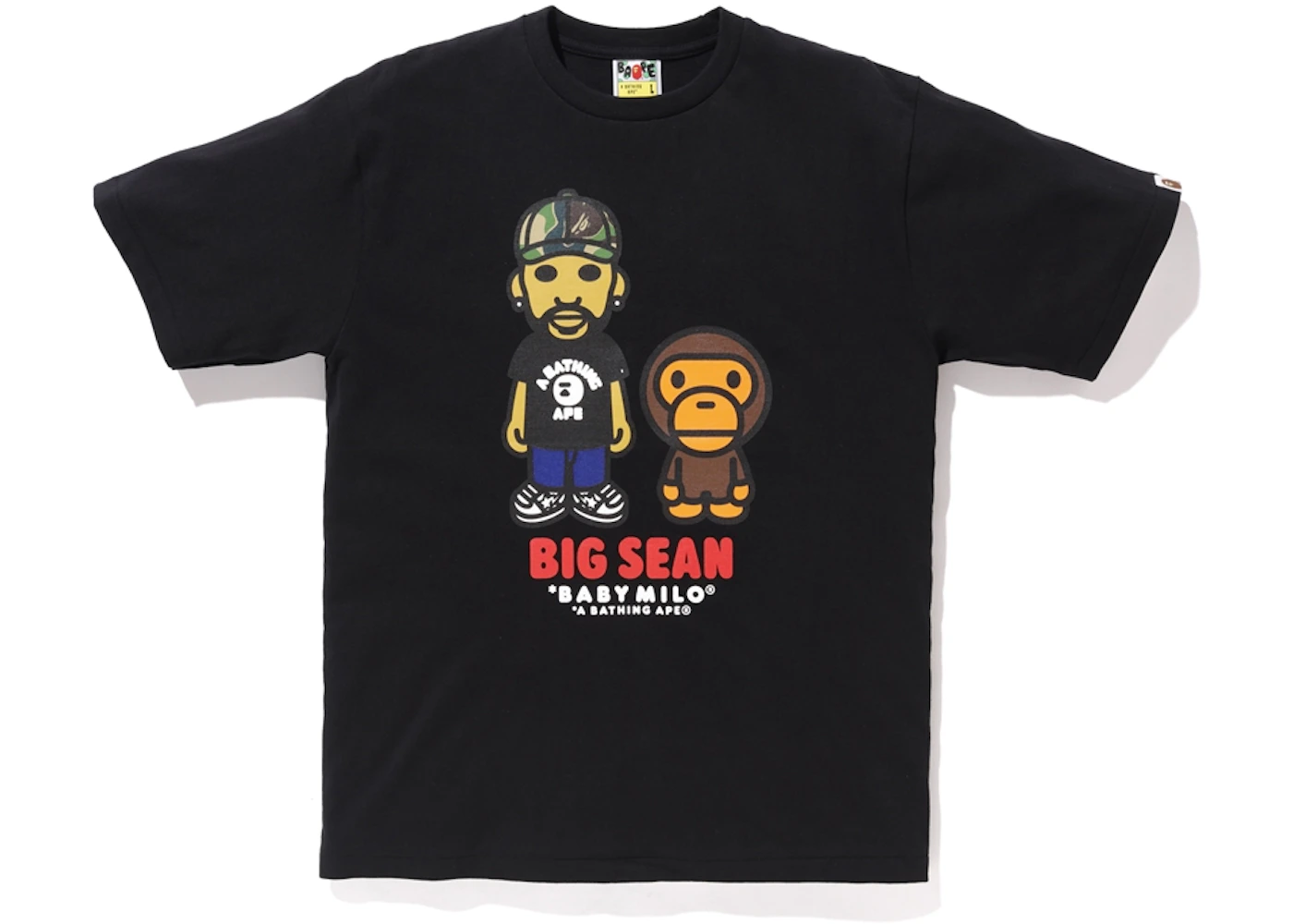 BAPE x Big Sean Baby Milo Tee Black Men's FW19 US