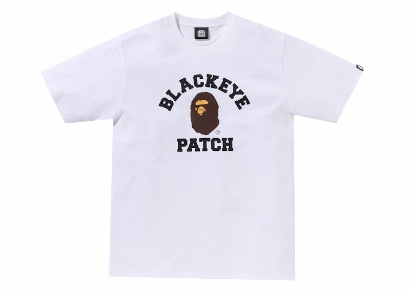 BAPE x Black Eye Patch College Tee White Men's - SS24 - US