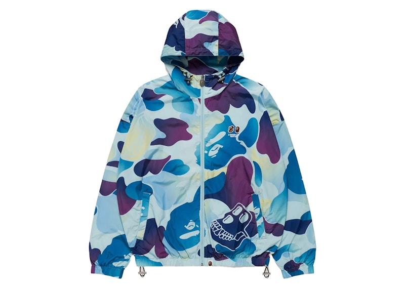 Light blue bape jacket online