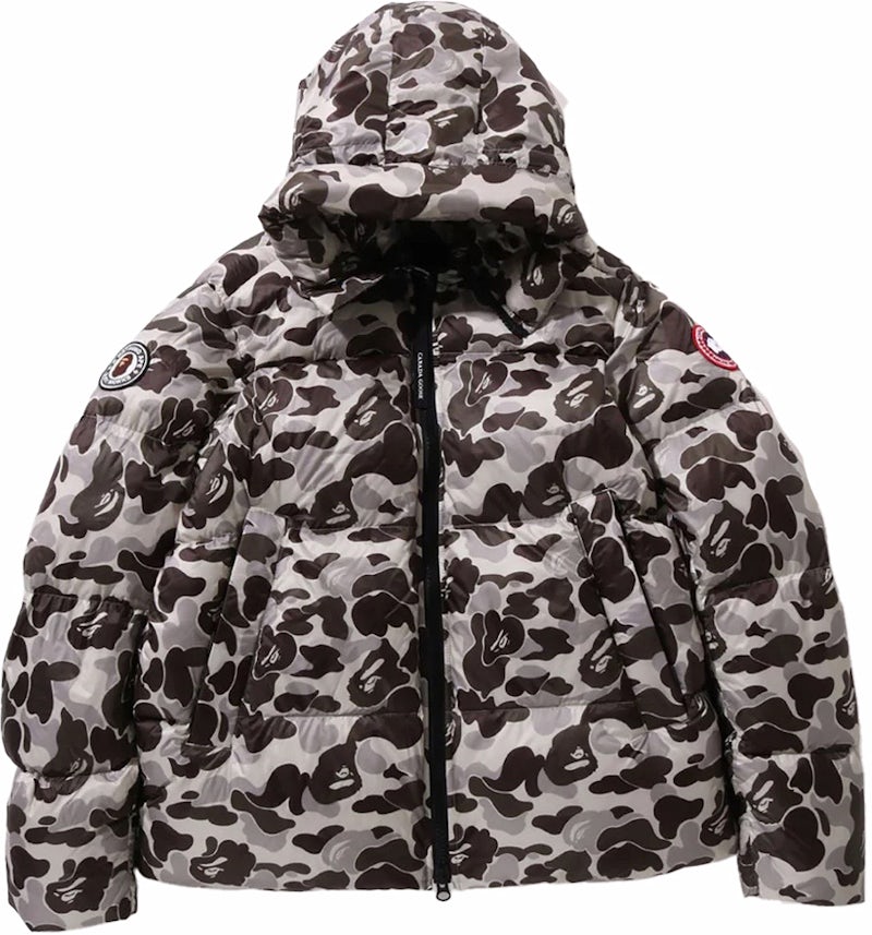 BAPE x Canada Goose Crofton Puffer Jacket Grey Men's FW23 US