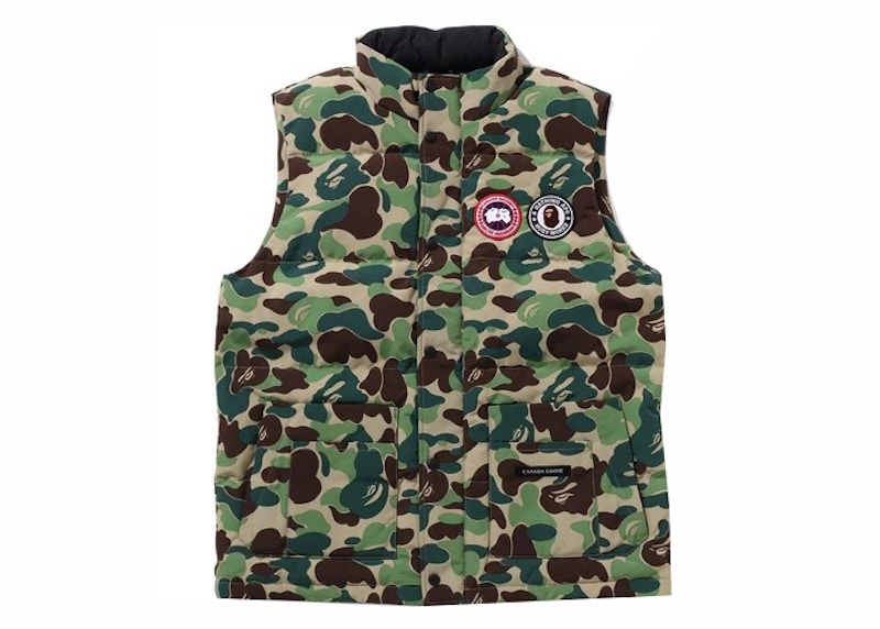 Camo canada hot sale goose vest