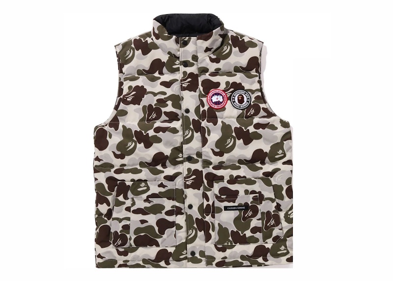 Canada goose freestyle vest camo sale