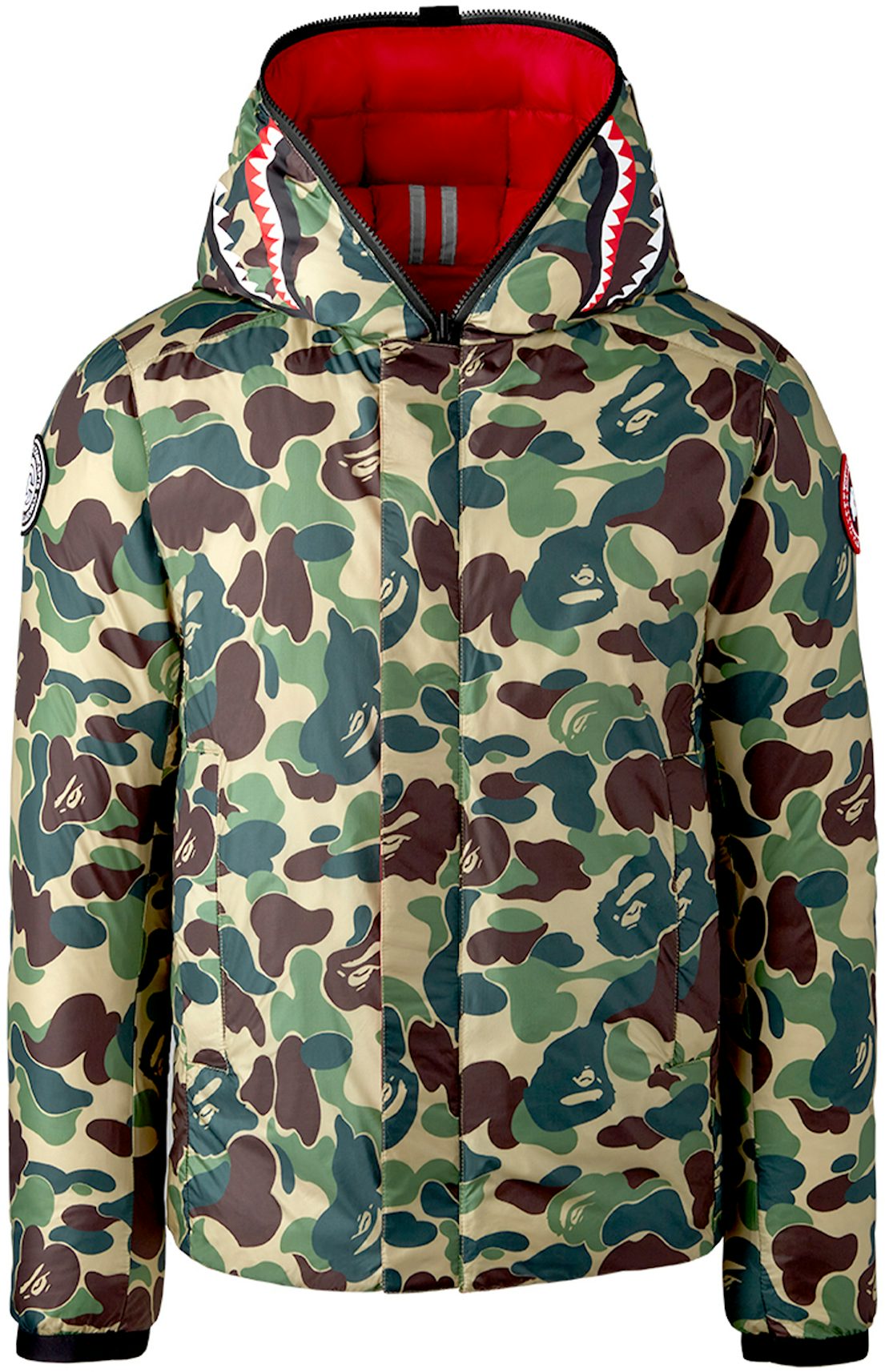 BAPE Shark Print Hoodie Sweater 9 Colours Zip Men Women Hooded Camouflage  Sweatshirt Long Sleeved Jacket, Blue, L : : Fashion