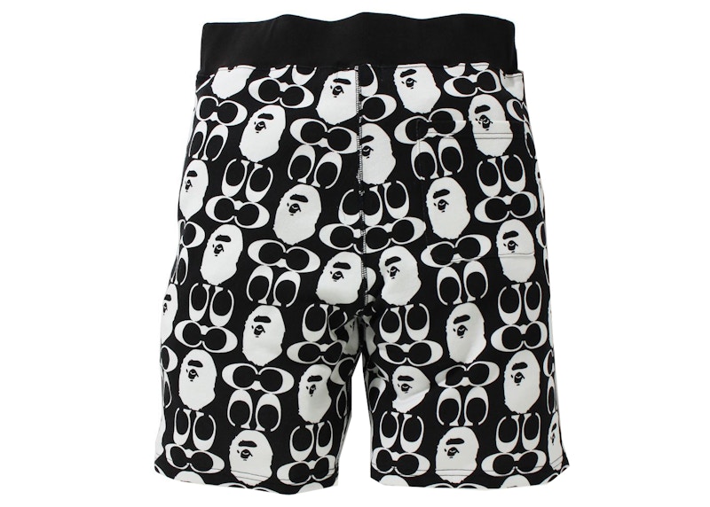 BAPE x Coach Sweat Shorts Black Men's - SS21 - US