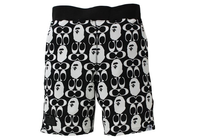 BAPE x Coach Sweat Shorts Black Men's - SS21 - US