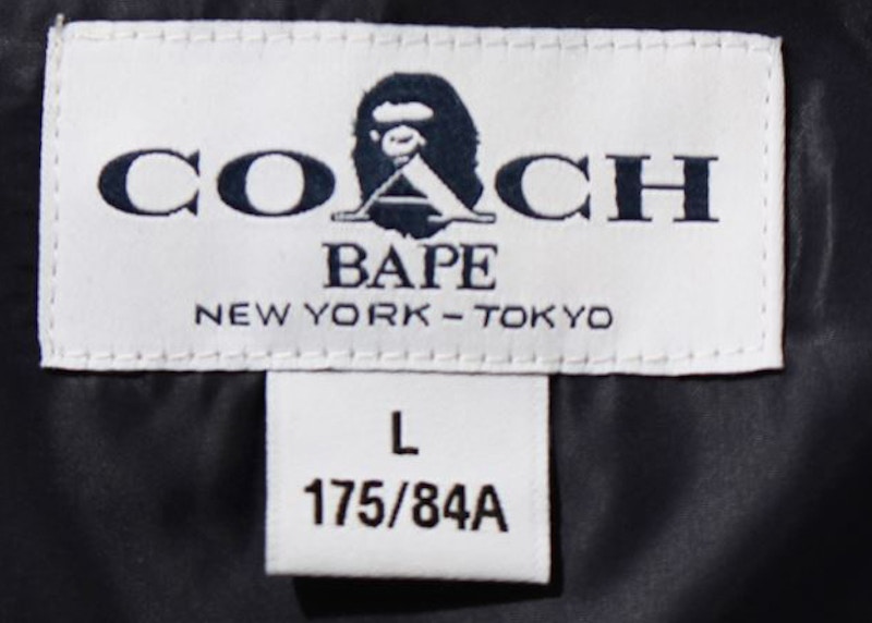 BAPE x Coach Windbreaker Navy Men's SS21 US