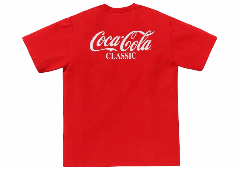 BAPE x Coca-Cola Ape Head Tee Red