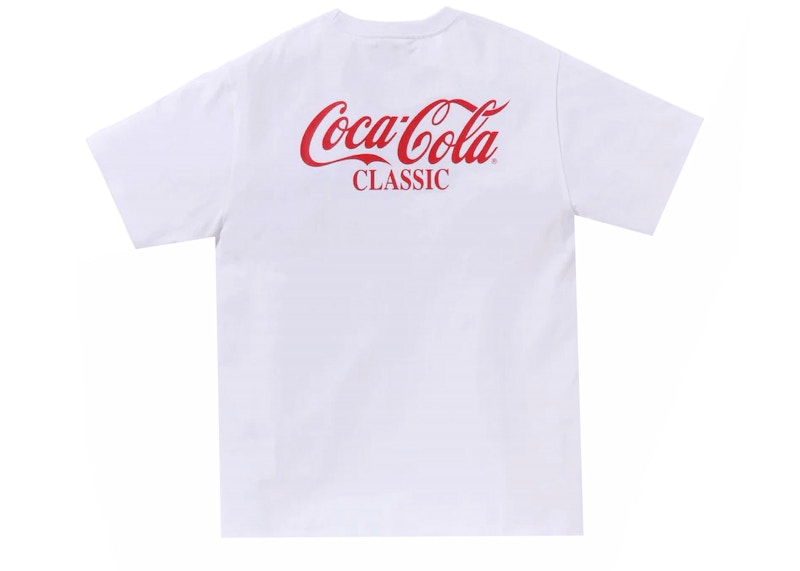 BAPE x Coca-Cola Ape Head Tee White Men's - FW23 - US