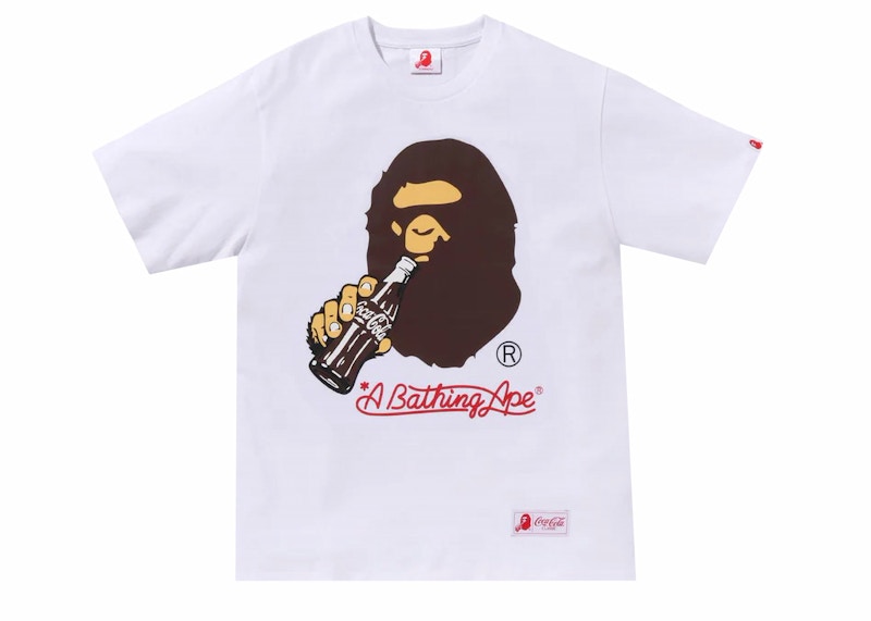 日本初の BAPE APE KAWS tシャツ L コカコーラ tee COCA-COLA トップス