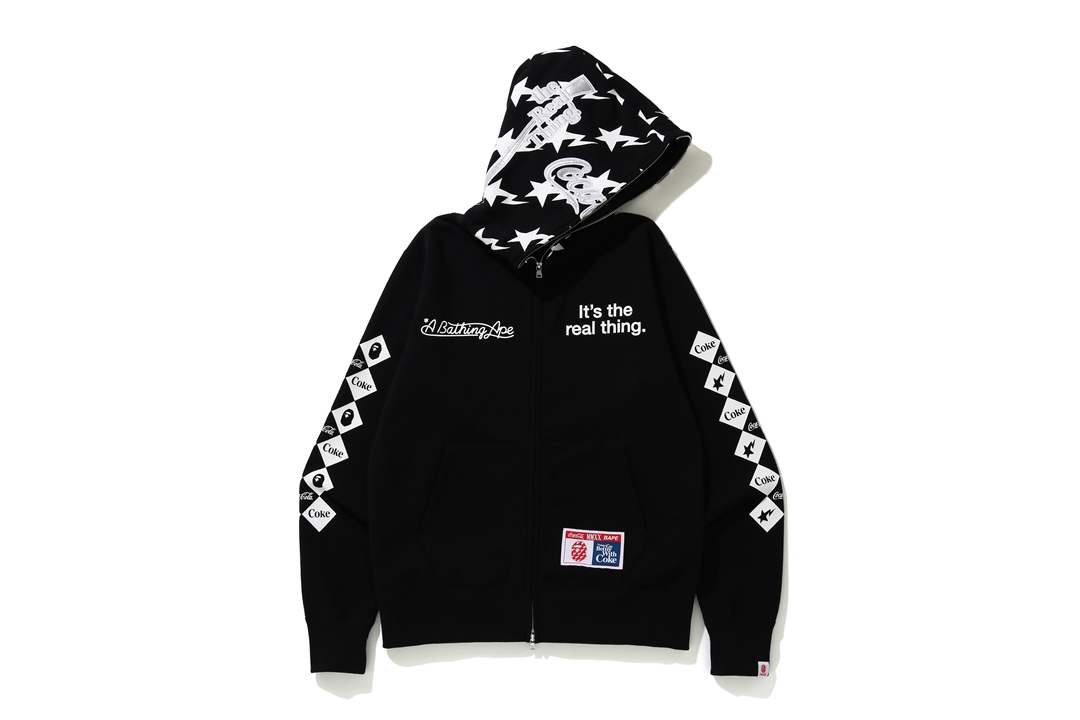 BAPE x Coca Cola Full Zip Hoodie Black - SS20 Men's - US