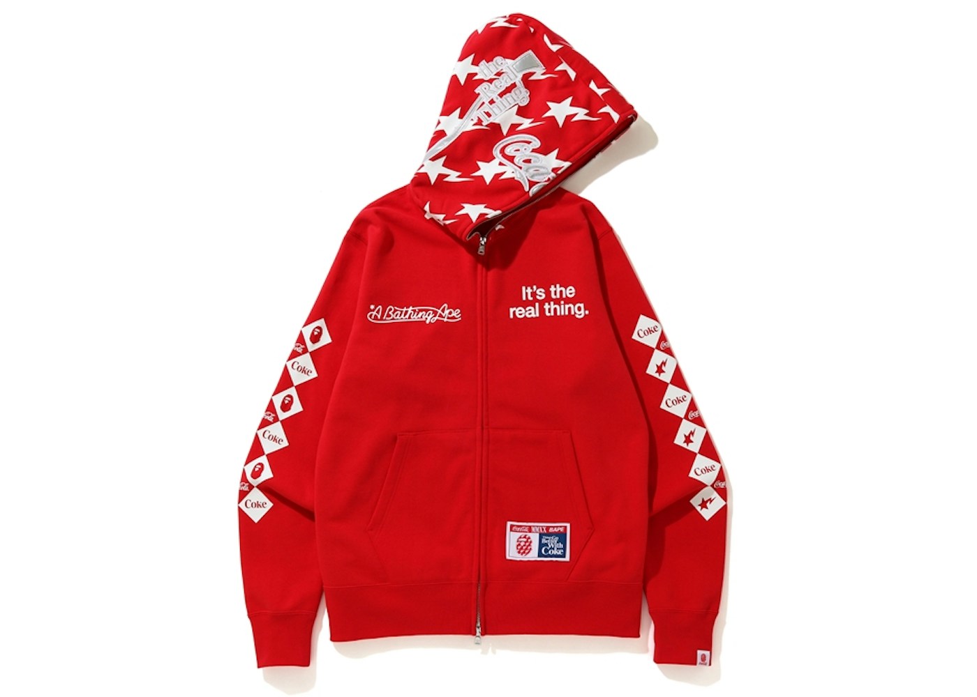Red coca cola hoodie Clearance