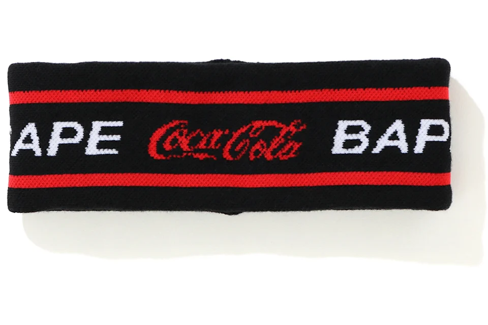 BAPE x Coca Cola Headband Black