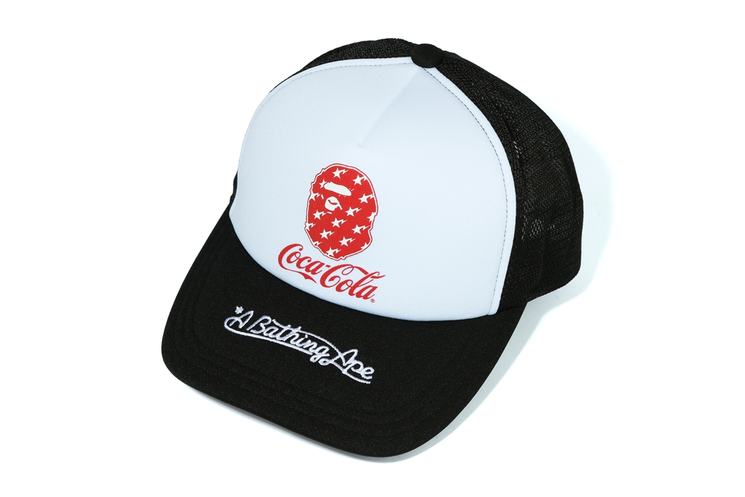 BAPE x Coca Cola Mesh Cap Black