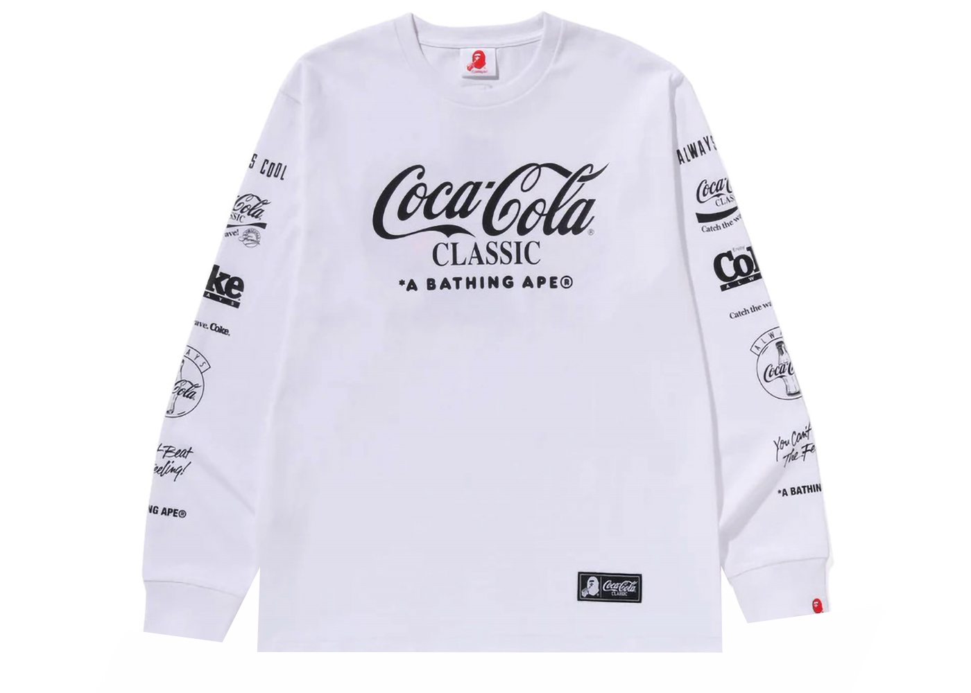 BAPE X Coca-Cola 】MILO L/S TEE-