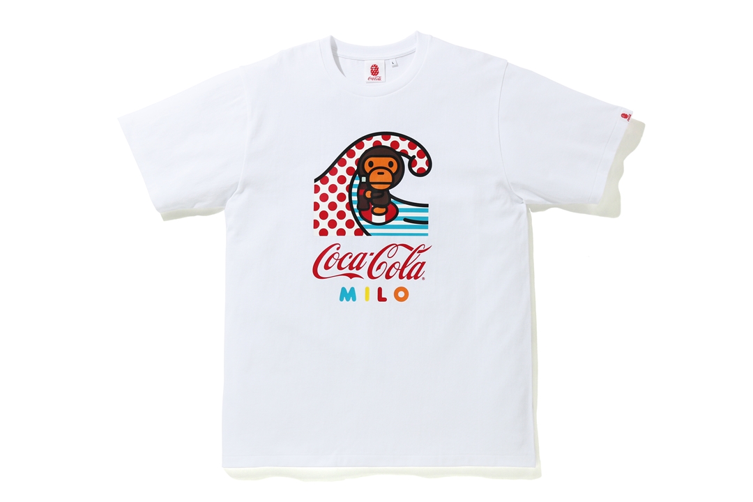 BAPE x Coca Cola Milo Surfing Tee White - SS20 メンズ - JP