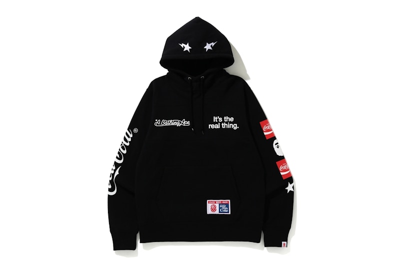 BAPE x Coca Cola Pullover Hoodie Black Men's - SS20 - US