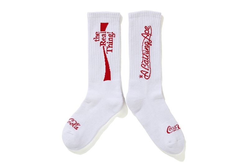 BAPE x Coca Cola Socks White - SS20 - US