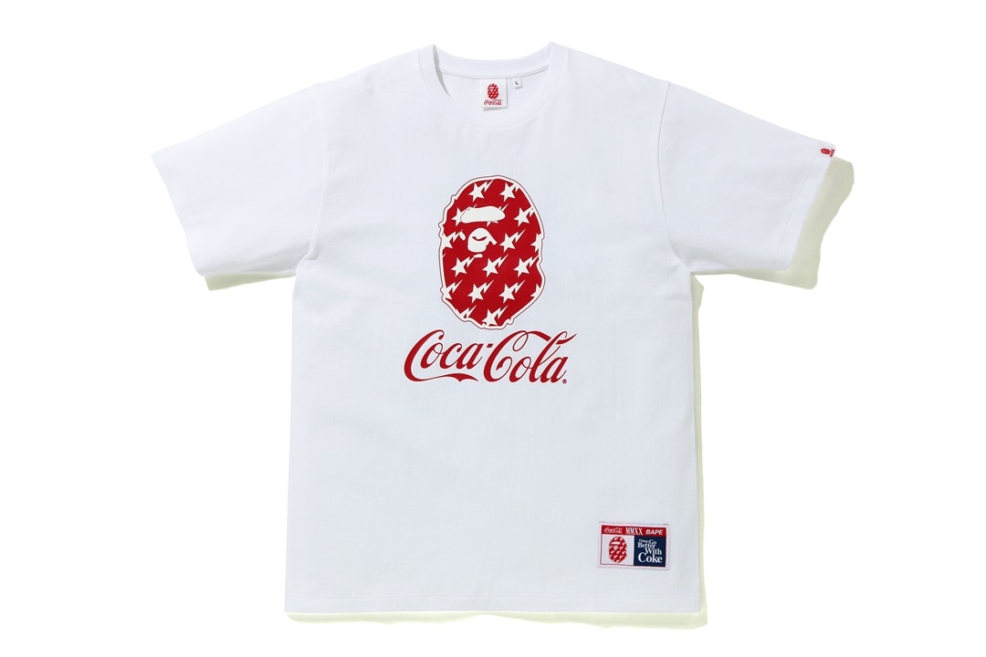 The Bathing Ape Bape x Coca Cola Milo Tee T-Shirt Red Sz L-XL