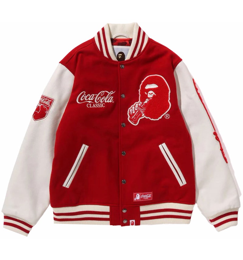 Bathing Ape Ovo Varsity Hoodie Pre-Owned BAPE X OVO Varsity Jacket