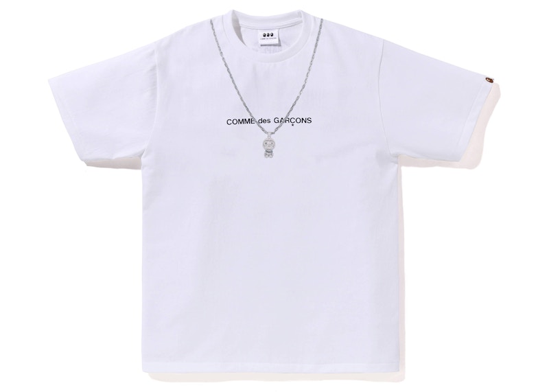 BAPE x Comme des Garcon Osaka Baby Milo Chain #2 Tee White メンズ ...