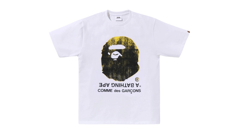 BAPE x Comme des Garcons Osaka Big Ape Head Tee (SS26) White Men's