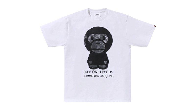 BAPE x Comme des Garcons Osaka Big Baby Milo Tee (SS26) White