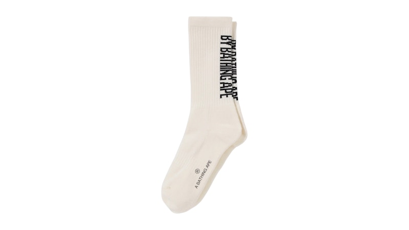 レッグウェア Comme des Garcons OSAKA x BAPE / SOCKS BAPE x Comme des Garcons Osaka By Bathing Ape Socks (SS26) White - CN